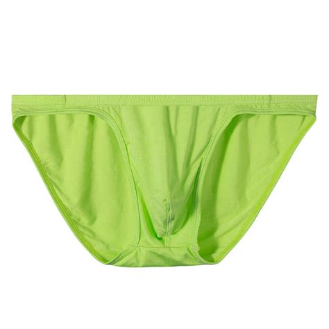 Men S Briefs Bikini Underwear Cotton Pouch Hot Solid Fashion Male EBay