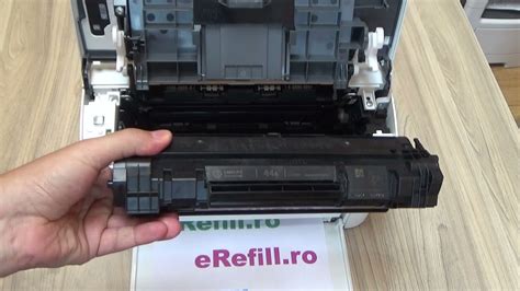 Replacing cartridge toner from HP LaserJet Pro M15 M15W - YouTube