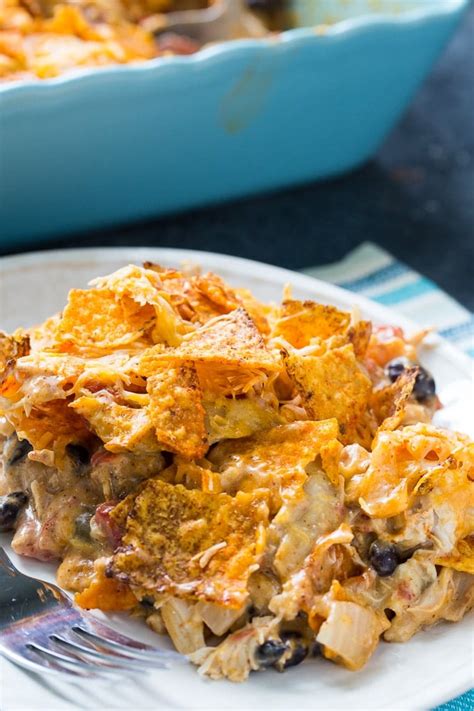 Cheesy Dorito Chicken Casserole Spicy Southern Kitchen