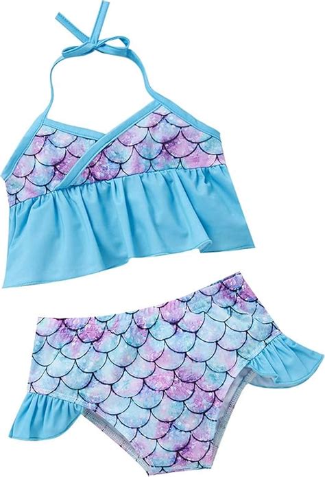 Rumity Rumity M Dchen Bikini Set Verstellbar Triangel Bikinioberteil Niedlich Gedruckt