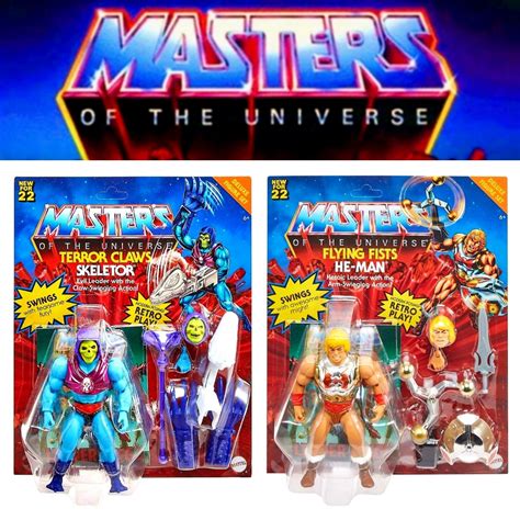 Set Of Misb Mattel Masters Of The Universe Motu Origins Deluxe Figure