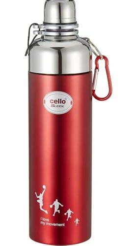 Cello Sleek Stainless Steel Hot And Cold Double Walled Water Bottle Ml At Sector