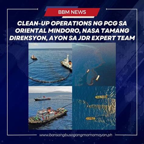 Clean Up Operations Ng Pcg Sa Oriental Mindoro Nasa Tamang Direksyon