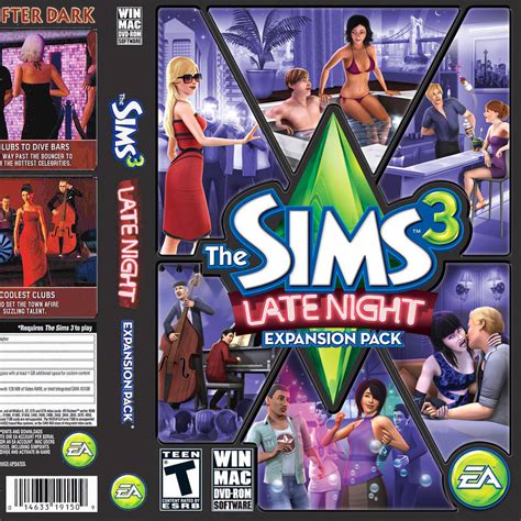 The Sims 3 Late Night Box Art By Eric2b01 On Deviantart