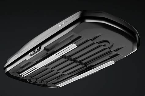 Бокс LUX MAJOR черный глянцевый 460L с двустор. откр. (2170х860х320 ...