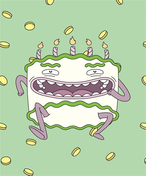 Happy Birthday Cake Cartoon Gif - Birthday Wine Happy Cheers Choose ...