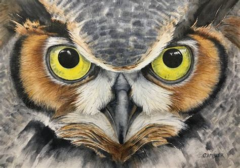 Great Horned Owl Art