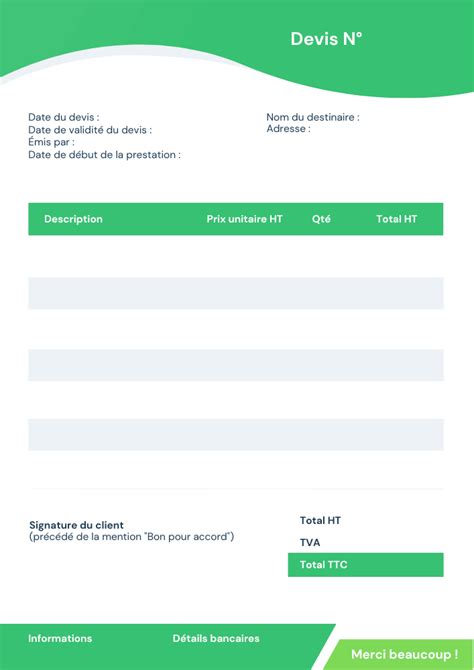 Modèle devis paysagiste à télécharger Exemple Gratuit