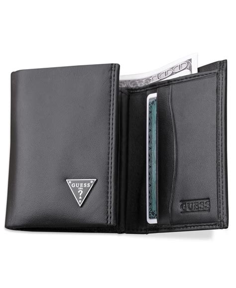 Guess Cruz Trifold Wallet Accessories And Wallets Men Macys Leather Wallet Wallet Men