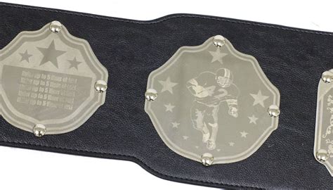 Football Championship Belt - Custom Text – Undisputed Belts