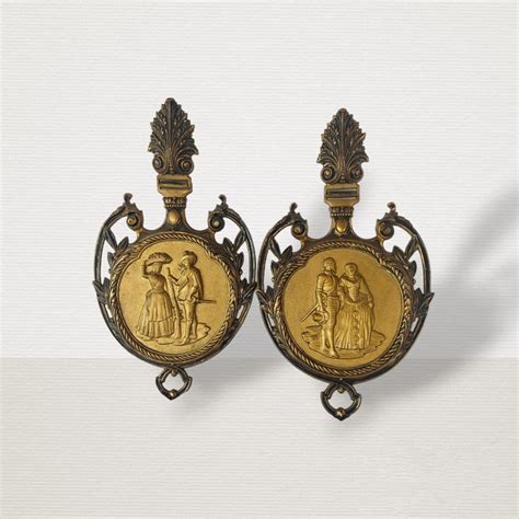 Beautiful Appliques With A Love Motif To Hang Brass Catawiki