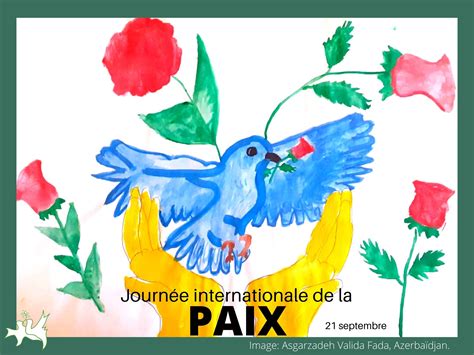 Journ E Internationale De La Paix Peace And Cooperation