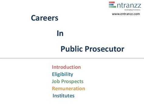 Careers In Public Prosecutor