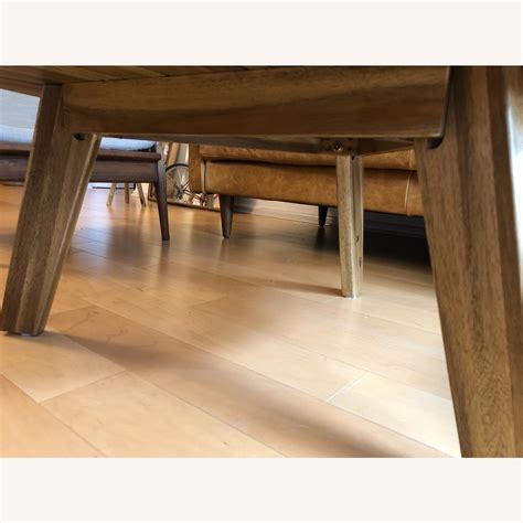 Wayfair Round Wood Coffee Table - AptDeco