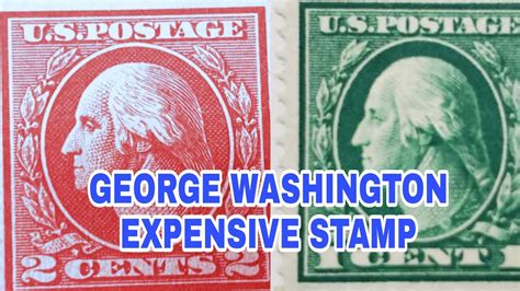 GEORGE WASHINGTON RARE STAMP WORTH MONEY COLLECTION YouTube