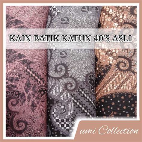 Kain Batik Meteran Kain Batik Katun Ori Kain Batik Premium