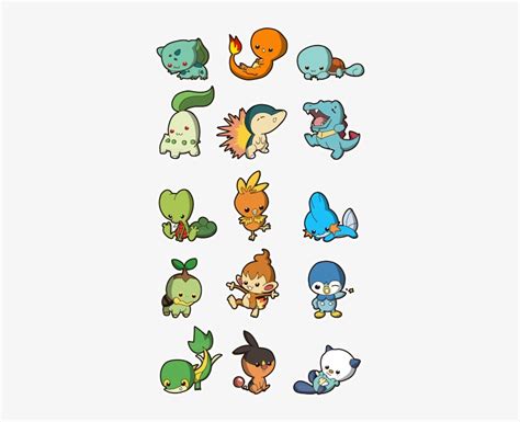 Macaroons Drawing Pokemon Starter - Chibi Pokemon Starters - 346x594 ...