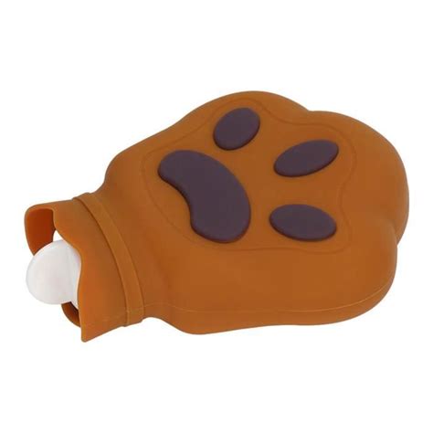 LIU 7374285593872 bouillotte Sac à eau chaude patte d ours en silicone