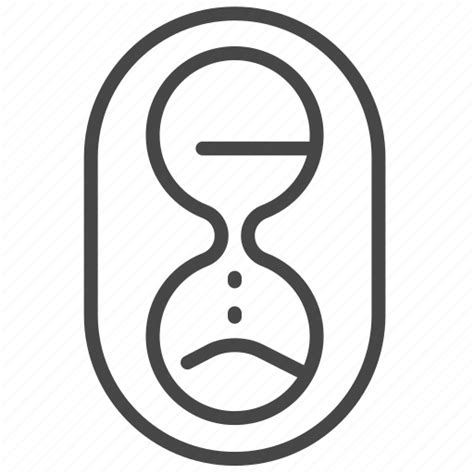 Time, timer, hourglass, loading, sandglass, sand timer, egg timer icon ... 