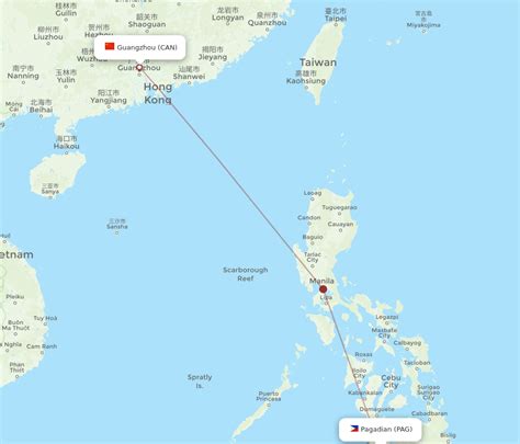 Flights From Pagadian To Guangzhou PAG To CAN Flight Routes