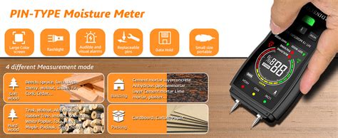 Wood Moisture Meter Pin Moisture Meter Firewood Detector Humidity Water