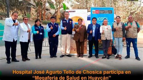 Hospital Jos Agurto Tello De Chosica Particip De Mega Feria De La