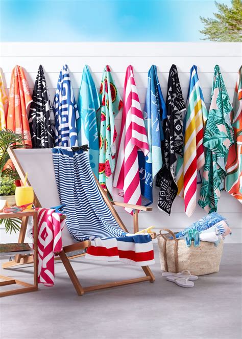 Monochrome Palm Print Oversized Beach Towel 170cm X 90cm Matalan