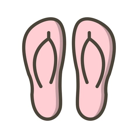 Slippers Vector Icon 366479 Vector Art At Vecteezy