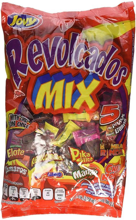 Revolcaditos Mix Assorted Flavored Candies With Chili 5lb Bag