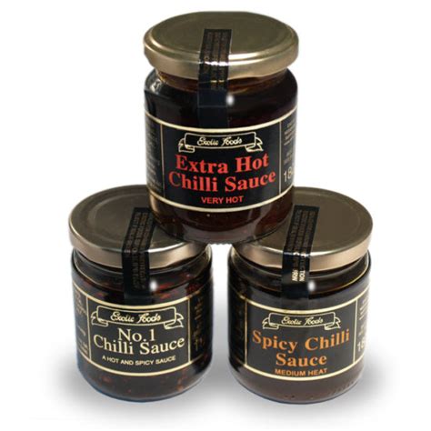 Exotic Foods Extra Hot Chilli Sauce G Jar Exotic Foods