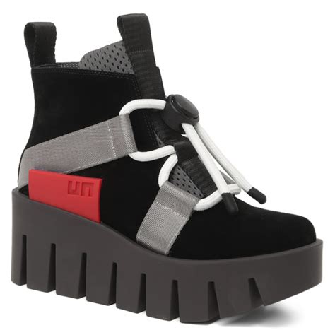 Ботинки Женский United Nude черный красный размер Демисезон Танкетка Великобритания купить