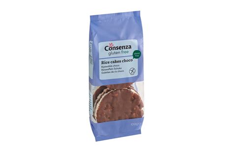 Consenza Rice Cakes With Milk Chocolate Foodshop Bio Biologische