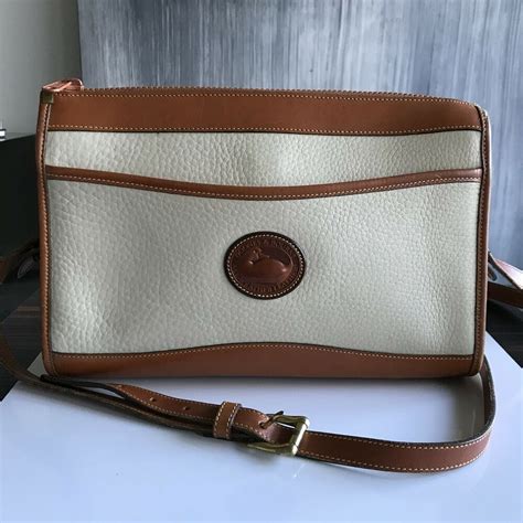 Vintage Dooney Bourke Crossbody Purse All Weather Leather Ebay