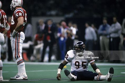 Chicago Bears Richard Dent during game vs New England Patriots. New ...