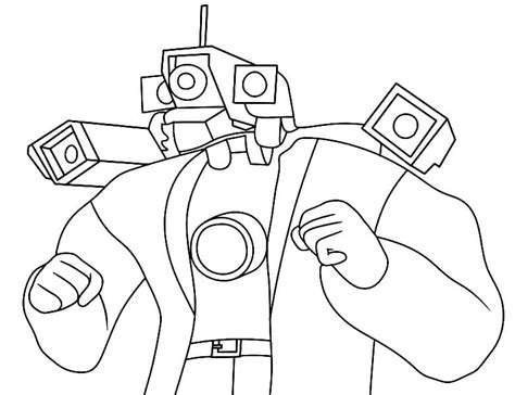 Skibidi Toilet coloring pages - ColoringLib