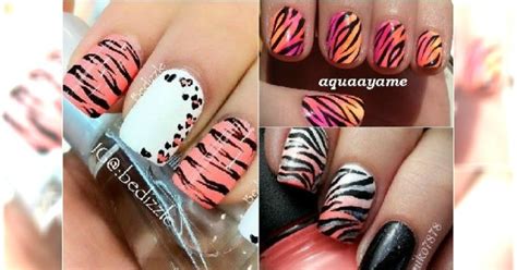 Tygrysie Paski Na Paznokciach Hot Trend Na Lato