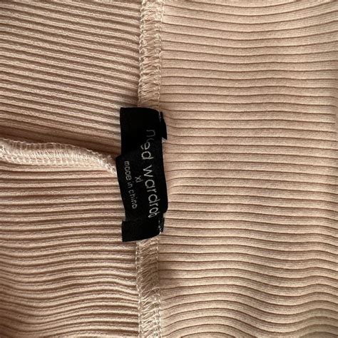 Naked Wardrobe Nude Mini Skirt Bodycon Fit Thick Depop