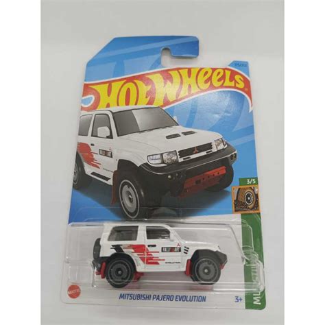 Jual Hot Wheels Q MITSUBISHI PAJERO EVOLUTION WHITE PUTIH LOT Q Hotwheels Shopee Indonesia