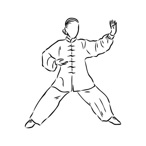 Qigong Vector Sketch Vector Art At Vecteezy