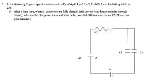 Solved 5 In The Following Figure Capacitor Values Are C1c2