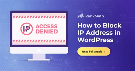 How To Block Ip Address In Wordpress Rank Math