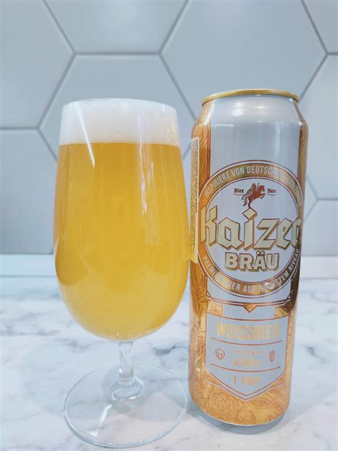 Пиво "Kaiser Bräu Weissbier" (Кайзер Брау Вайсбир) из Чехии | Пробуем ...