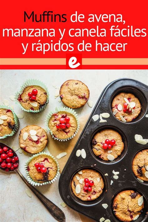 Receta De Los Muffins De Avena Manzana Y Canela Muffins De Avena