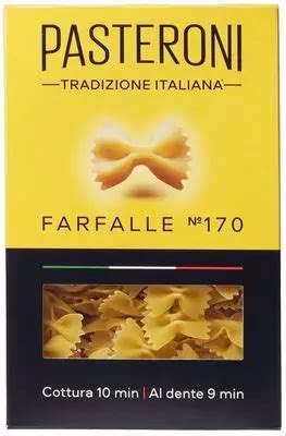 Паста Фарфалле №170 Pasteroni Tradizione Italiana Россия 400г - купить ...