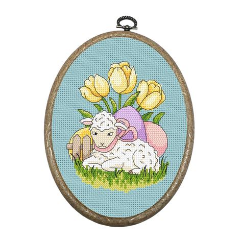 Cross Stitch Kit Egg With Chicks