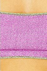 Oseree Lumi Re Bicolor Bikini Set In Glicine Lime Fwrd