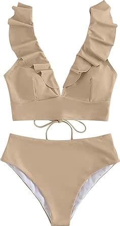Amazon HUANKD Sexy Bathing Suit For Women Bikini Set Swim Suit Women Floral Bikini