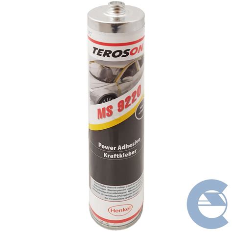 Teroson MS 9220 Power Adhesive Nero 310 Ml Incollaggio Forte Multiuso