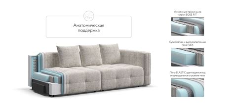 Диван с подлокотниками BOSS ONE MODOOL Шенилл IQ кварц: описание ...