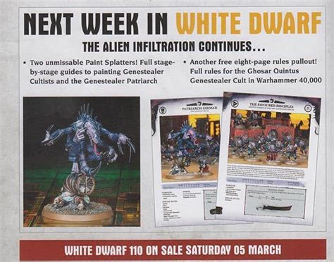 Genestealer Cult – New Rules SPOTTED